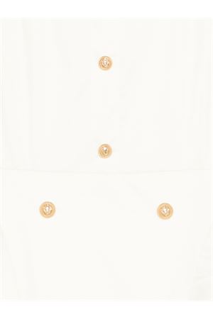 abito in cotone bianco BALMAIN PARIS KIDS | BY1B92P0484100